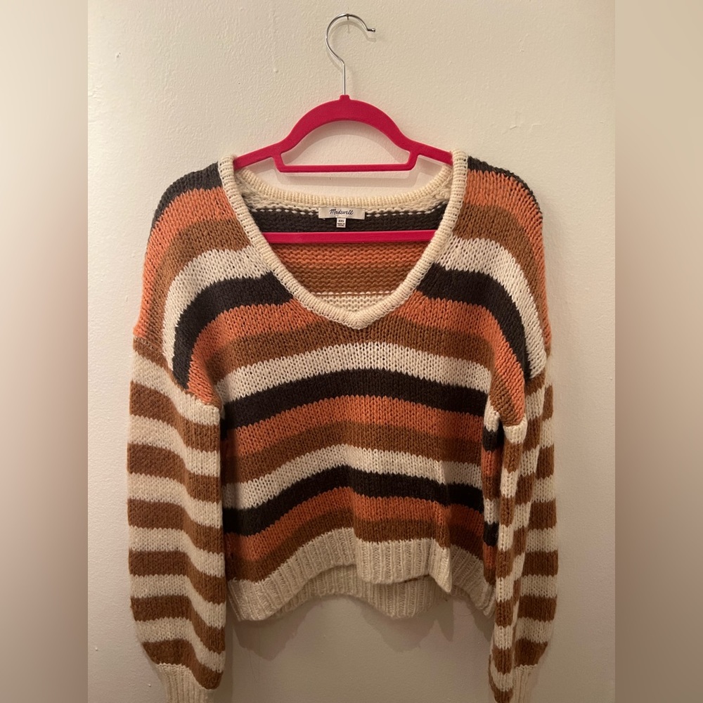Madewell striped sweater, barely worn! Loved it but ready to rotate.